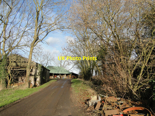 Photo 6"x4" Farmyard at Moat Farm, Heveningham Heveningham c2010