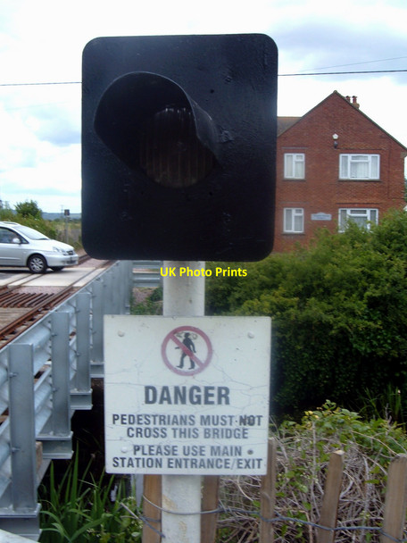 Photo 6"x4" Dymchurch, Signal and Warning Sign Dymchurch c2010