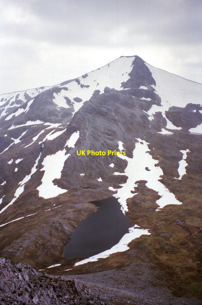 Photo 6"x4" Looking down the south western screes of Binnein Beag Binnein Beag c1990