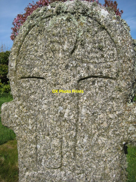 Photo 6"x4" Detail on a gravestone Trewey c2010