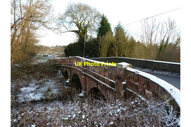 Photo 6"x4" Bridge over the River Worfe Ackleton c2010