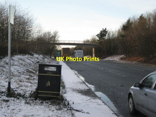 Photo 6"x4" Farm access overbridge, A452  Heathcote\/SP3063 c2010