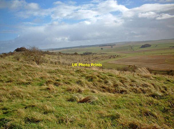 Photo 6"x4" Knoll Down Beckhampton c2002