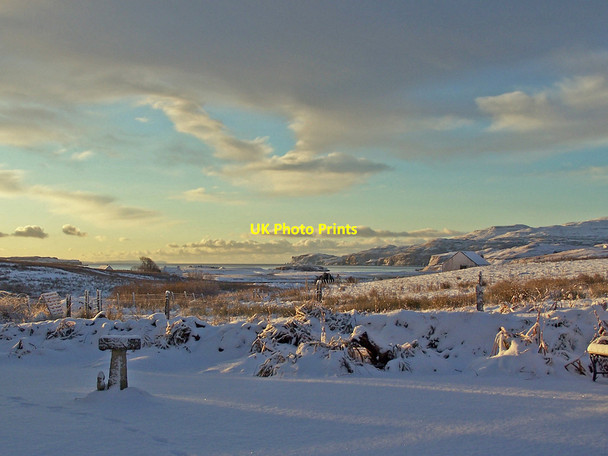 Photo 6"x4" Roskhill view - December 2010 Heribost c2010