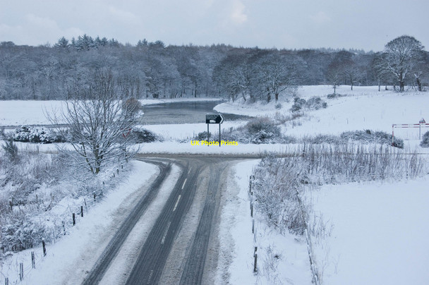 Photo 6"x4" Junction of Dyce Drive (foreground) and the A947 (left-to-right) Dyce c2010