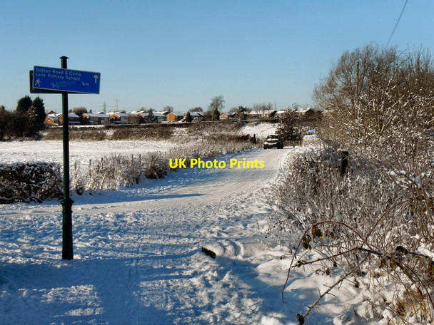 Photo 6"x4" Track to Bolton Road Radcliffe\/SD7807 c2010