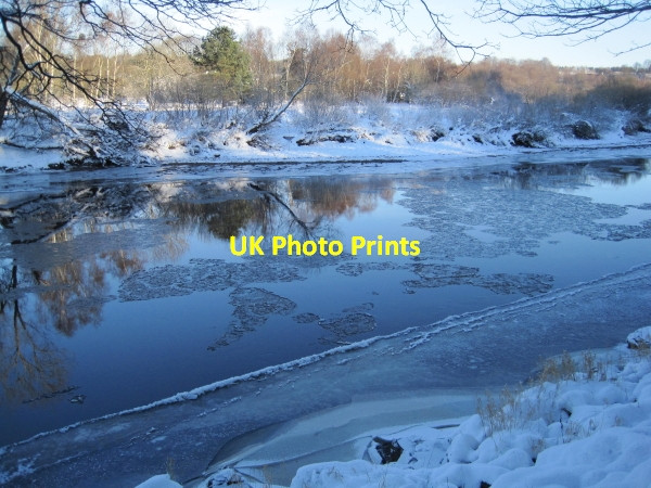 Photo 6"x4" River Tyne near Farnley Scar Tunnel Corbridge c2010