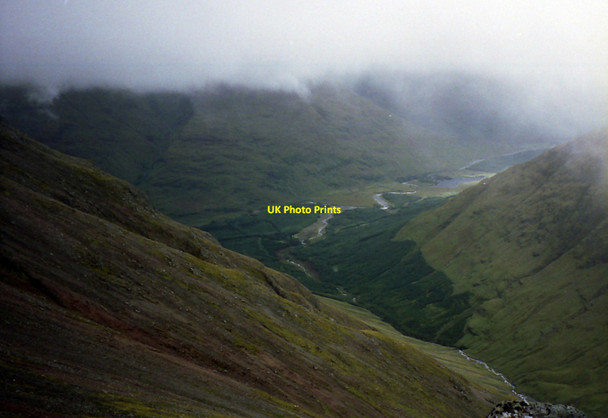Photo 6"x4" Southern slopes of Bidean nam Bian Dalness\/NN1651 c1989