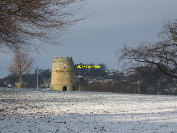 Photo 6"x4" Pigeon-cote with embattled parapet at Witton Castle Phoenix Row c2010