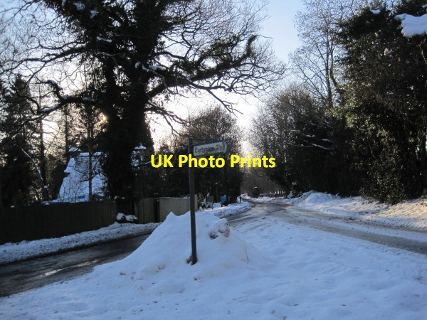 Photo 6"x4" Road Junction near Shepherd's Dene Beauclerc c2010