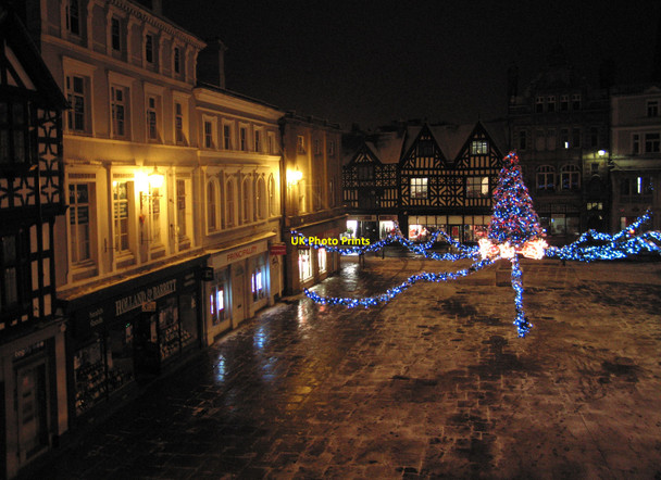 Photo 6"x4" Christmas at the Square, Shrewsbury (2) Shrewsbury c2010