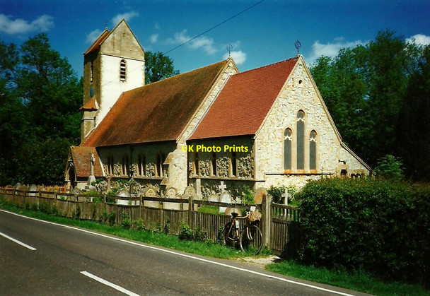 Photo 6"x4" St. John the Baptist Church, Outwood Outwood\/TQ3245 c1996