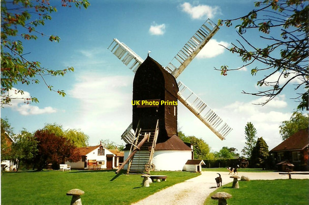 Photo 6"x4" Outwood Post Mill Outwood\/TQ3245 c1996