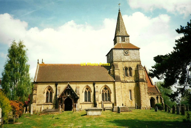 Photo 6"x4" St. Nicholas' Church, Godstone Church Town\/TQ3551 c1996