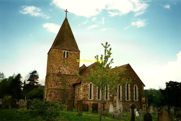 Photo 6"x4" St. Peter's Church, Limpsfield Limpsfield c1996
