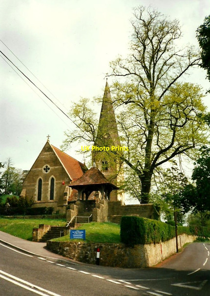 Photo 6"x4" Titsey Church Titsey c1996
