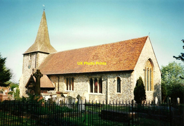 Photo 6"x4" Downe Church Downe\/TQ4361 c1996