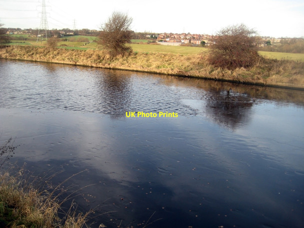 Photo 6"x4" Iced up canal Normanton\/SE3822 c2010