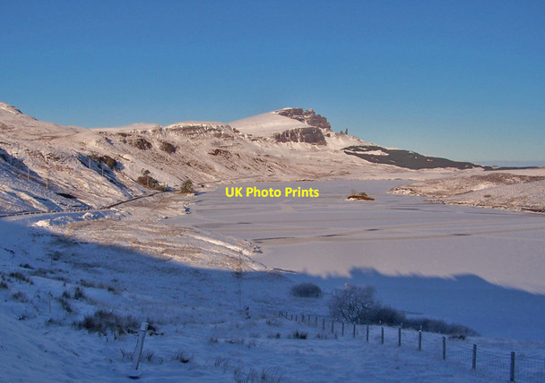 Photo 6"x4" Loch Fada, frozen again... Achtalean c2010