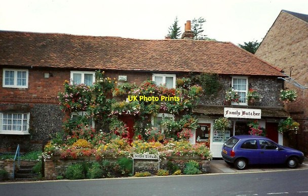 Photo 6"x4" Farningham Shopfront Farningham c1994