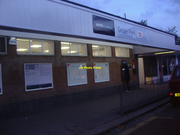 Photo 6"x4" Grove Park station entrance Catford\/TQ3873 c2009