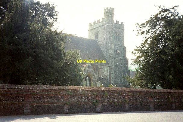 Photo 6"x4" Farningham Church Farningham c1994