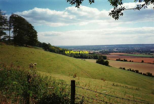 Photo 6"x4" Viewpoint on the North Downs Way, above St. Clere Heaverham c1994 P1