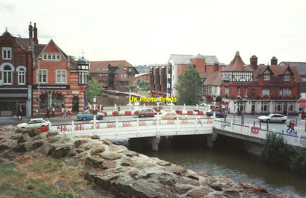Photo 6"x4" River Medway at Tonbridge Tonbridge c1994