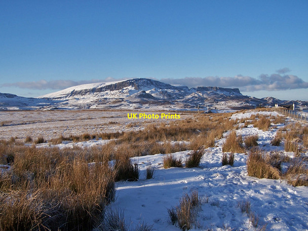 Photo 6"x4" North west over winter farmland Clachan\/NG4966 c2010