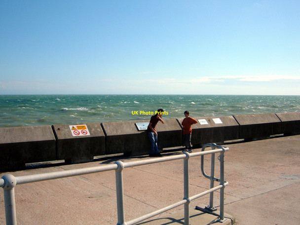 Photo 6"x4" Samphire Hoe, Sea Defences Dover\/TR3141 c2006