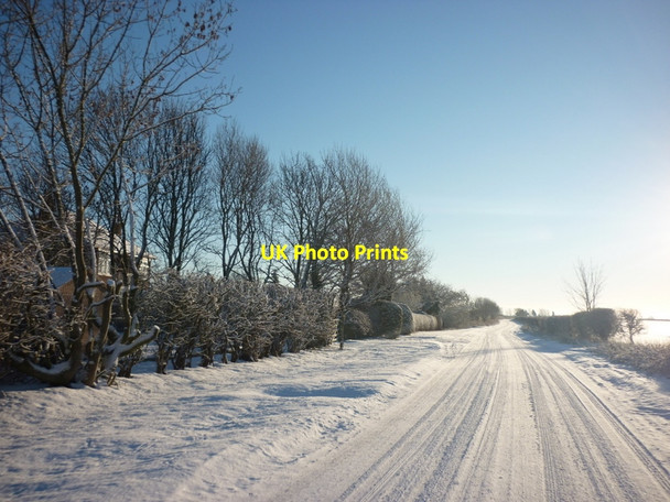 Photo 6"x4" A minor road towards Humbleton Flinton c2010