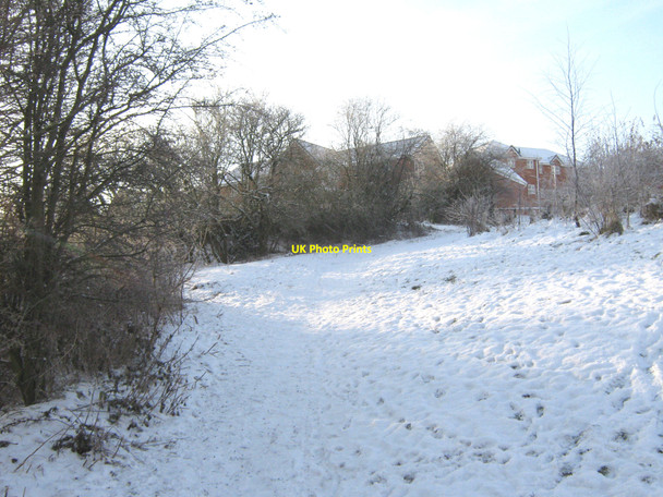 Photo 6"x4" Looking up to Moorland Heights Biddulph c2010
