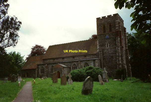 Photo 6"x4" St. John the Baptist Church, Meopham Hook Green\/TQ6467 c1994