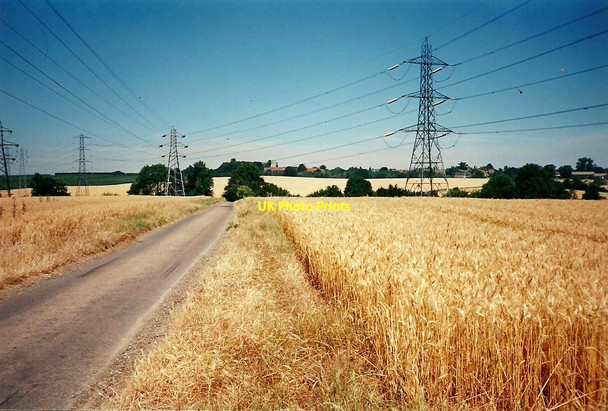 Photo 6"x4" Cobhambury Hilltop, Looking North towards Cobham Cobham\/TQ6768 c1995
