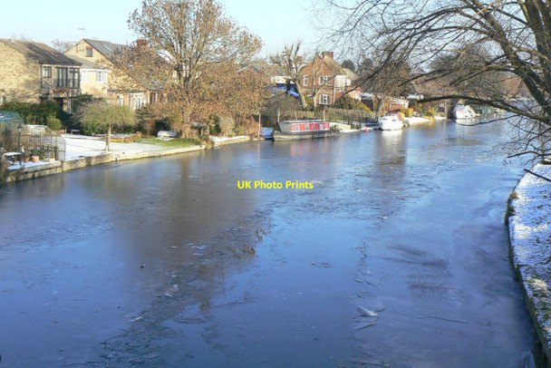 Photo 6"x4" Ice over the Cam Cambridge\/TL4658 c2010