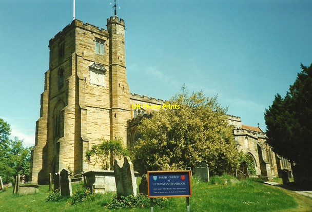 Photo 6"x4" St. Dunstan's Church, Cranbrook Cranbrook\/TQ7736 c1994