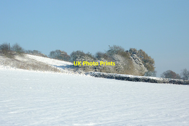 Photo 6"x4" Snowfields on Colton Hills near Wolverhampton Sedgley c2010