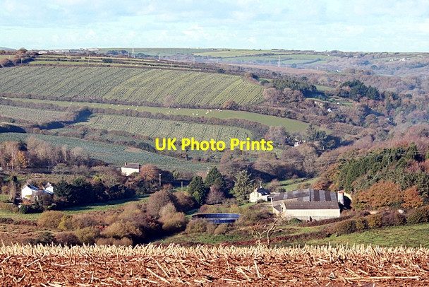 Photo 6"x4" River Allen valley from Penmount Idless c2010