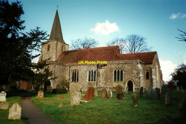 Photo 6"x4" St. Nicholas' Church, Pluckley Pluckley c1996