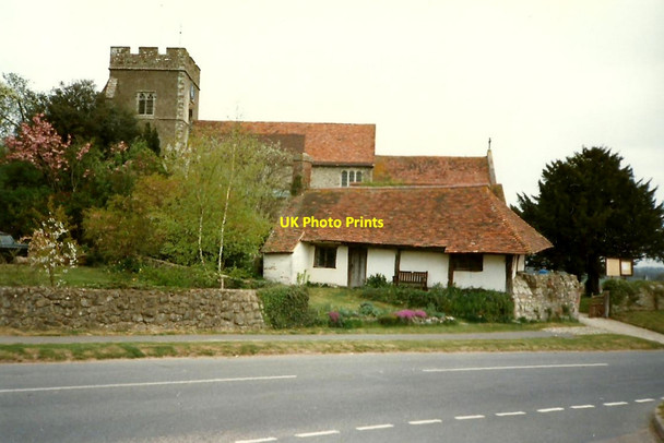 Photo 6"x4" St. Mary's Church, Great Chart Great Chart c1997