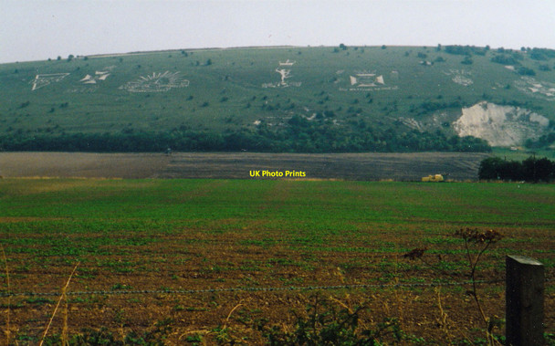 Photo 6"x4" Fovant Badges in August 1990 Compton Chamberlayne c1990