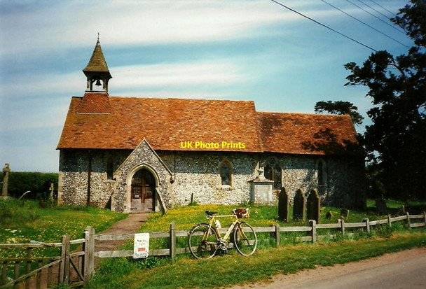 Photo 6"x4" St. Lawrence Church, Leaveland Badlesmere c1996