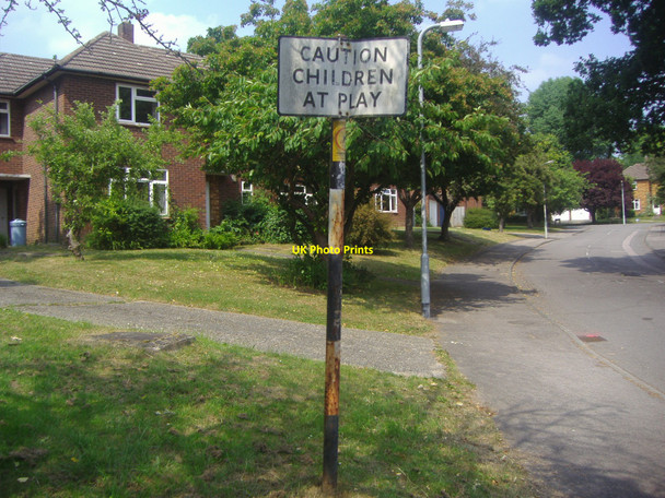 Photo 6"x4" Pre-Worboys sign Prowse Avenue, Bushey Heath Bushey\/TQ1395 c2010