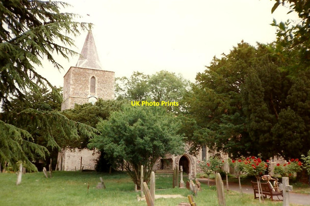 Photo 6"x4" St. Vincent's Church, Littlebourne Littlebourne c1996