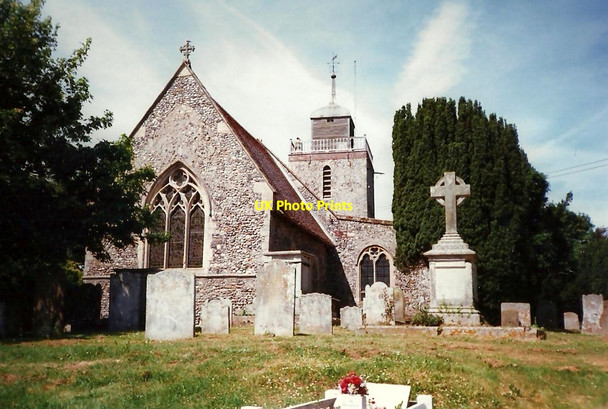 Photo 6"x4" St. Mary the Virgin Church, Woodnesborough Gore\/TR3055 c1996