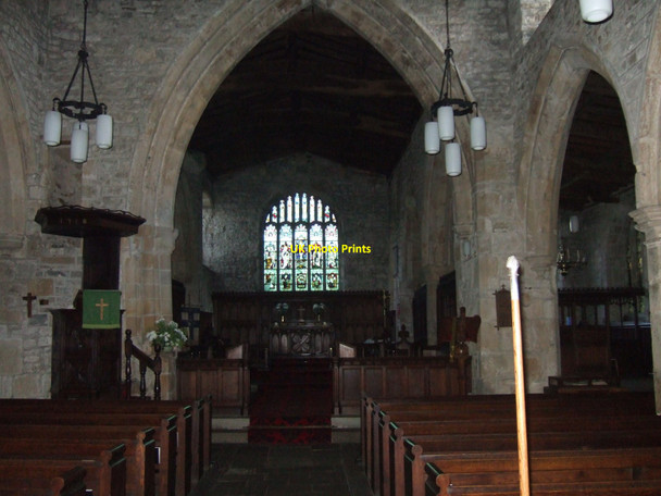 Photo 6"x4" Grinton Church - interior Grinton c2009