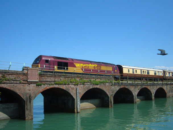 Photo 6"x4" Folkestone, Harbour with Railway Viaduct Folkestone c2007