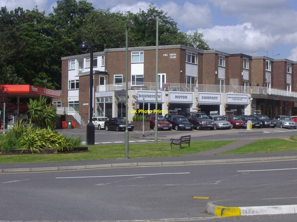 Photo 6"x4" Shops on Great Tattenhams, Epsom Downs Epsom c2008