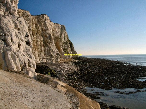 Photo 6"x4" Cliffs & Beach East of Saltdean Saltdean c2010