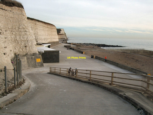 Photo 6"x4" Undercliff Walk at Saltdean Saltdean c2010